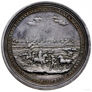 medal z 1754 roku wybity z okazji 300. rocznicy powrotu...