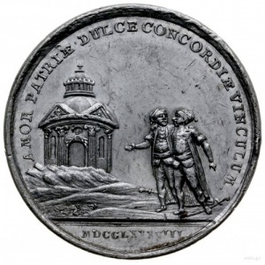 medal z 1788 r. autorstwa Jana Macieja Reich’a wykonany...