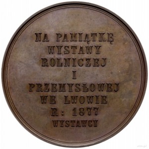 medal z 1877 r. autorstwa C. Radnitzki’ego wybity na pa...