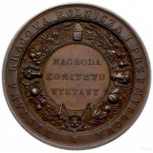 medal nagrodowy z 1887 r. wykonany przez Wilhelma lub A...