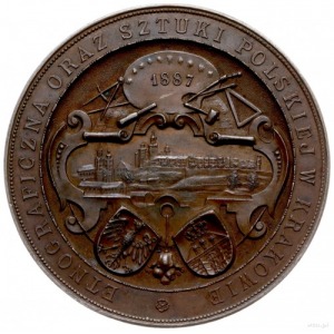 medal nagrodowy z 1887 r. wykonany przez Wilhelma lub A...