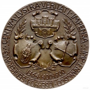 medal z 1900 r. autorstwa Wincentego Trojanowskiego, wy...