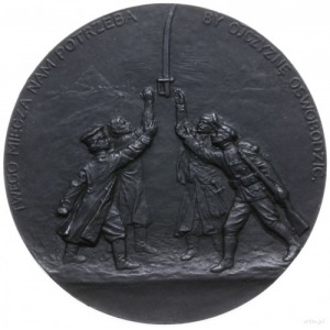 medal z 1917 r. autorstwa K. Chudzińskiego, wybity z ok...