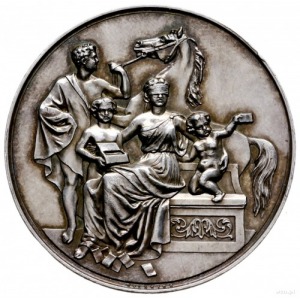 medal z 2. połowy XIX wieku autorstwa E. Weiganda (aw.)...