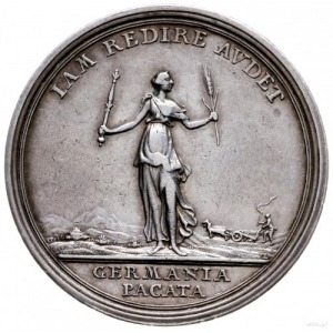medal z 1763 r. autorstwa Jana Leonarda Oexleina, wybit...