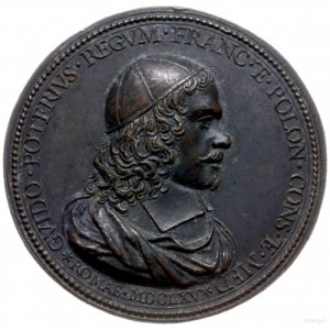 medal z 1665 r. nieznanego autora, wybity dla upamiętni...