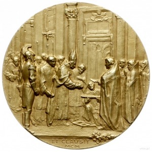 medal z 1900 r. autorstwa Johnsona, wybity z okazji zam...