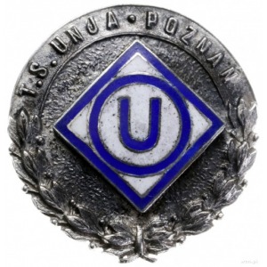 odznaka Towarzystwa Sportowego Unia, Poznań, wykonanie ...