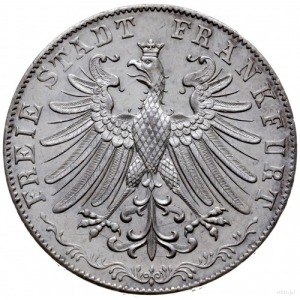 2 guldeny 1855, Frankfurt; Dav. 647, AKS 42, Thun 138; ...