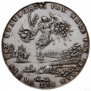 odbitka w srebrze 10 dukatówki - portugała z 1653 r., a...