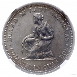 25 centów 1893, Filadelfia; 400. rocznica odkrycia Amer...