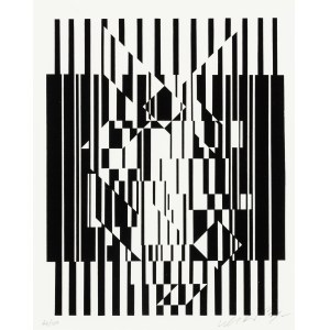 Victor Vasarely (1906 - 1997), Kompozycja geometryczna