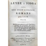 Niemcewicz, Leybe i Siora, pierwsze wydanie 1821