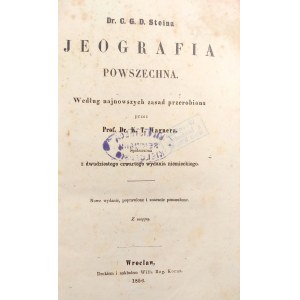 Steina Jeografia powszechna, Wrocław 1856