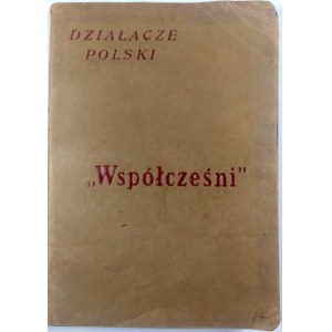 Współcześni : działacze Polski [rys. Feliksa Robakowskiego] 1926