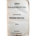 Ropelewski, Słownik polsko-francuski, Wielka Emigracja I wyd.