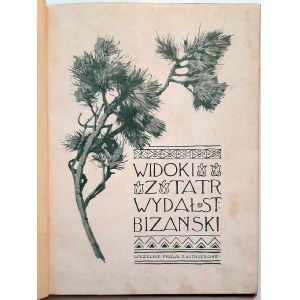 Widoki z Tatr wydał St. Bizański 1901