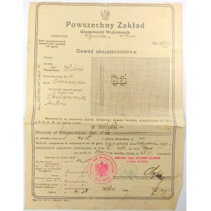 Polisa Ubezpieczeniowa, Wilno 1929