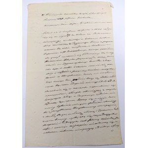 Wilno, List od księdza Izydora Gintowta z 8.IX.1830 r.