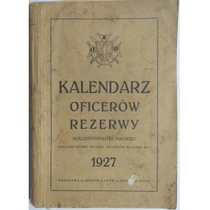 Kalendarz Oficerów Rezerwy R.P. 1927 r.