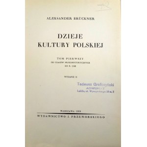Bruckner, Dzieje Kultury Polskiej Tomy 1/4 1939-46