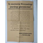 Manifest 5 listopada 1916, Do mieszkańców Warszawskiego jeneralnego gubernatorstwa