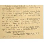 Odezwa Wielkiego Kięcia Mikołaja Mikołajewicza do Polaków 1914
