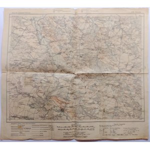 Mapa arkusz Nowy Korczyn ok.1915 r.(Pińczów)