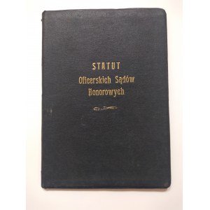 Statut Oficerskich Sądów Honorowych 1927