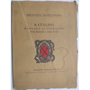 Katalog Autografów Polskich i Obcych 1937