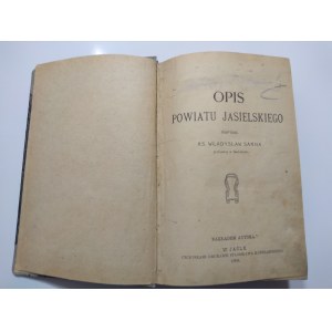 Sarna, Opis Powiatu Jasielskiego 1908