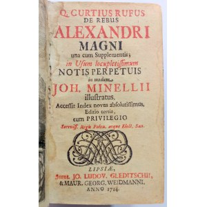 Curtius Rufus, De rebus Alexandri Magni 1714