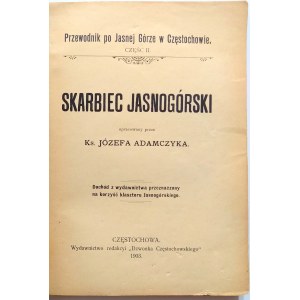 Adamczyk, Skarbiec Jasnogórski 1903