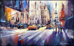 Piotr Zawadzki (ur. 1971), Metropolis: Sunny Fifth Avenue, New York, 2020