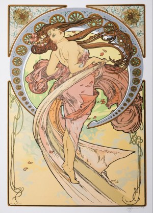 Alfons Mucha, Les Arts La Dance, 1960