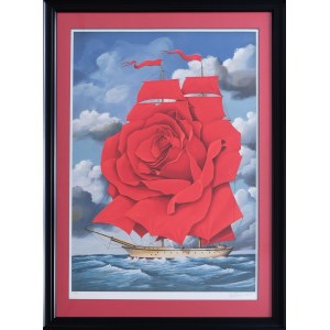 Rafał Olbiński, Red Rose Ship (122/350)