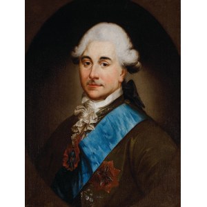 KRĄG MARCELLO BACCIARELLEGO        PORTRET KRÓLA STANISŁAWA AUGUSTA PONIATOWSKIEGO, ok. 1790