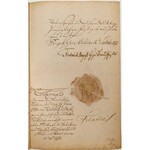 DOKUMENT FRYDERYKA AUGUSTA, KSIĘCIA BRUNSZWICKO-OLEŚNICKIEGO, Oleśnica 4.08.1796