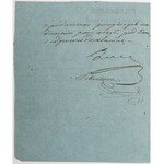 LIST NACZELNIKA POWIATU WARSZAWSKIEGO, 10.12.1852