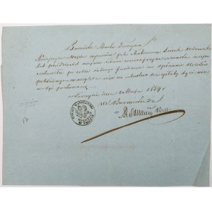 LIST BURMISTRZA TARCZYNA, 2.05.1859