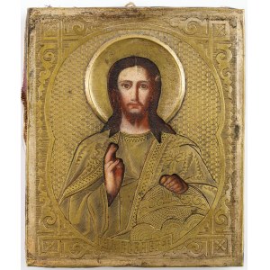 IKONA, Pantokrator, Rosja, ok. 1900