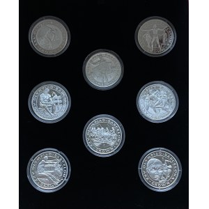 Gibraltar Set of Olympics coins 1991