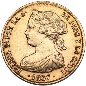 Spain - Barcelona 100 reales 1857