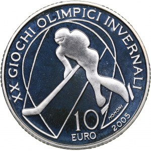 Italy 10 euro 2005 Olympics