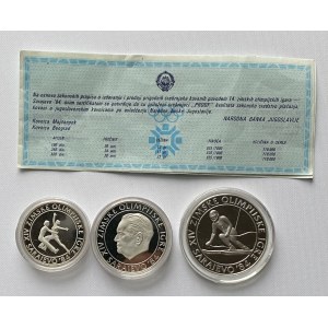 Yugoslavia coins set 1984 Olympics