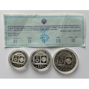 Yugoslavia coins set 1984 Olympics