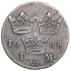 Sweden 1 mark 1688