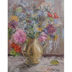 Celina Reiss-Litke (ur.1950), Jesienne kwiaty, 2020