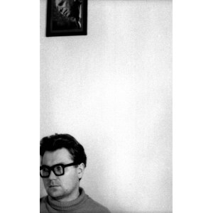 Zdzisław Beksiński, Autoportret z ojcem (lata 50.) - fotografia artystyczna