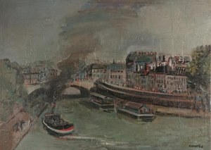 Rajmund KANELBA (1897-1960), Pont Saint Michel w Paryżu